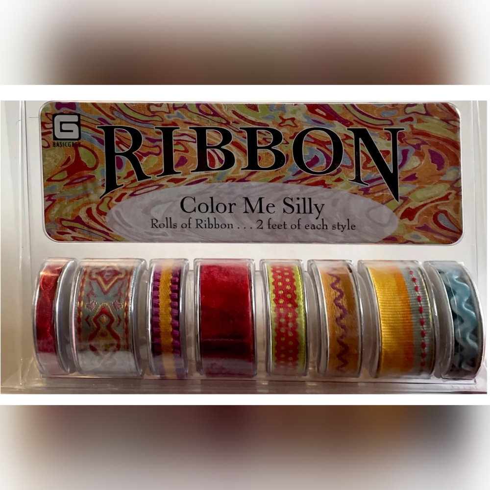 Basic Grey Color Me Silly Ribbon Rolls